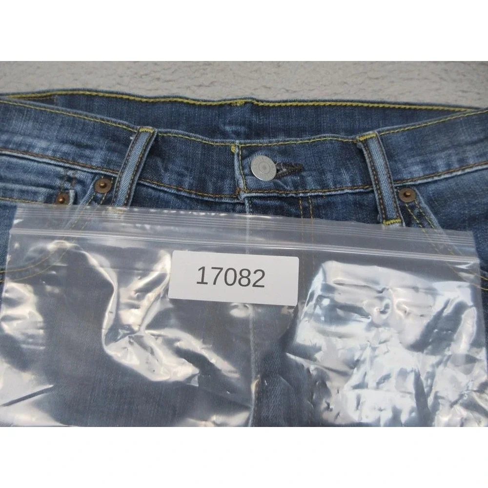 Levis 527 Bootcut Jeans Mens 34x30 Blue Medium Wash Slim Stretch Denim Casual